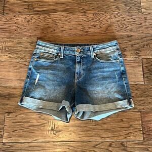 Level 99 4” Inseam High Rise Cuffed Shorts Size 29